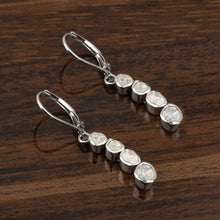 Load image into Gallery viewer, 1.00 CTW Diamond Polki 925 Sterling Silver Earrings