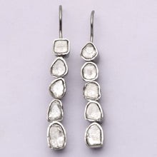 Load image into Gallery viewer, 2 CTW Diamond Polki Dangle Earrings