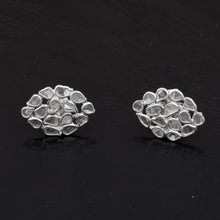 Load image into Gallery viewer, 1.20 CTW Diamond Polki Cluster Stud Earrings