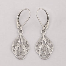 Load image into Gallery viewer, Artisan Crafted 0.50 CTW Polki Diamond Drop Glinting Earrings