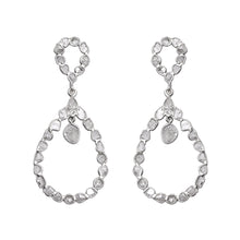 Load image into Gallery viewer, 4 CTW Diamond Polki Dangle Earrings