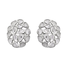 Load image into Gallery viewer, 1.50 CTW Diamond Polki Floral Studs