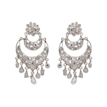 Load image into Gallery viewer, 5 CTW Diamond Polki Chand Bali Dangle Earrings
