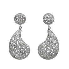 Load image into Gallery viewer, 5 CTW Diamond Polki Flower Petals Jhumka