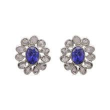Load image into Gallery viewer, 2.00 CTW Diamond Polki Floral Stud Earrings