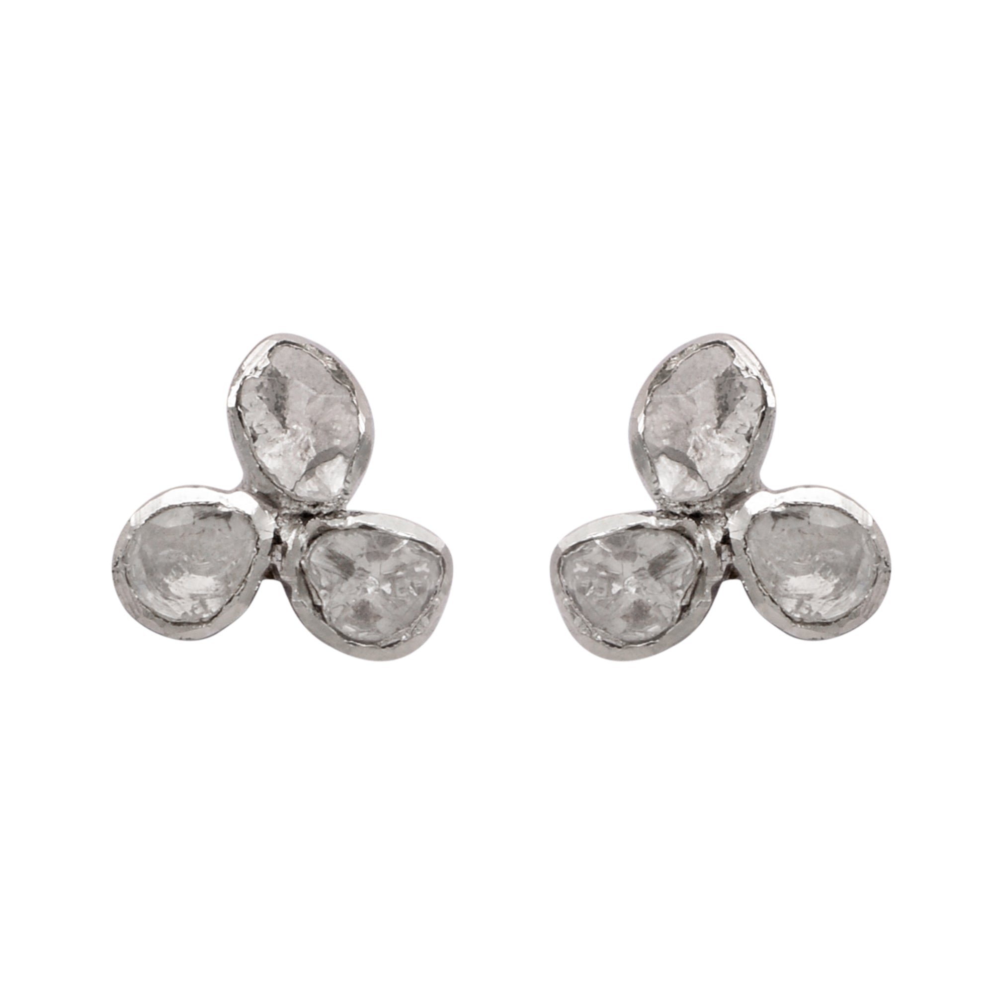 0.50 CTW Diamond Polki Tiny Studs