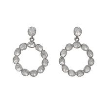 Load image into Gallery viewer, 2.50 CTW Diamond Polki Round Dangle Earrings