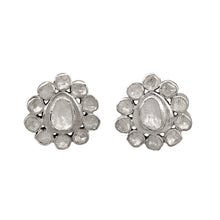 Load image into Gallery viewer, 2 CTW Diamond Polki Studs