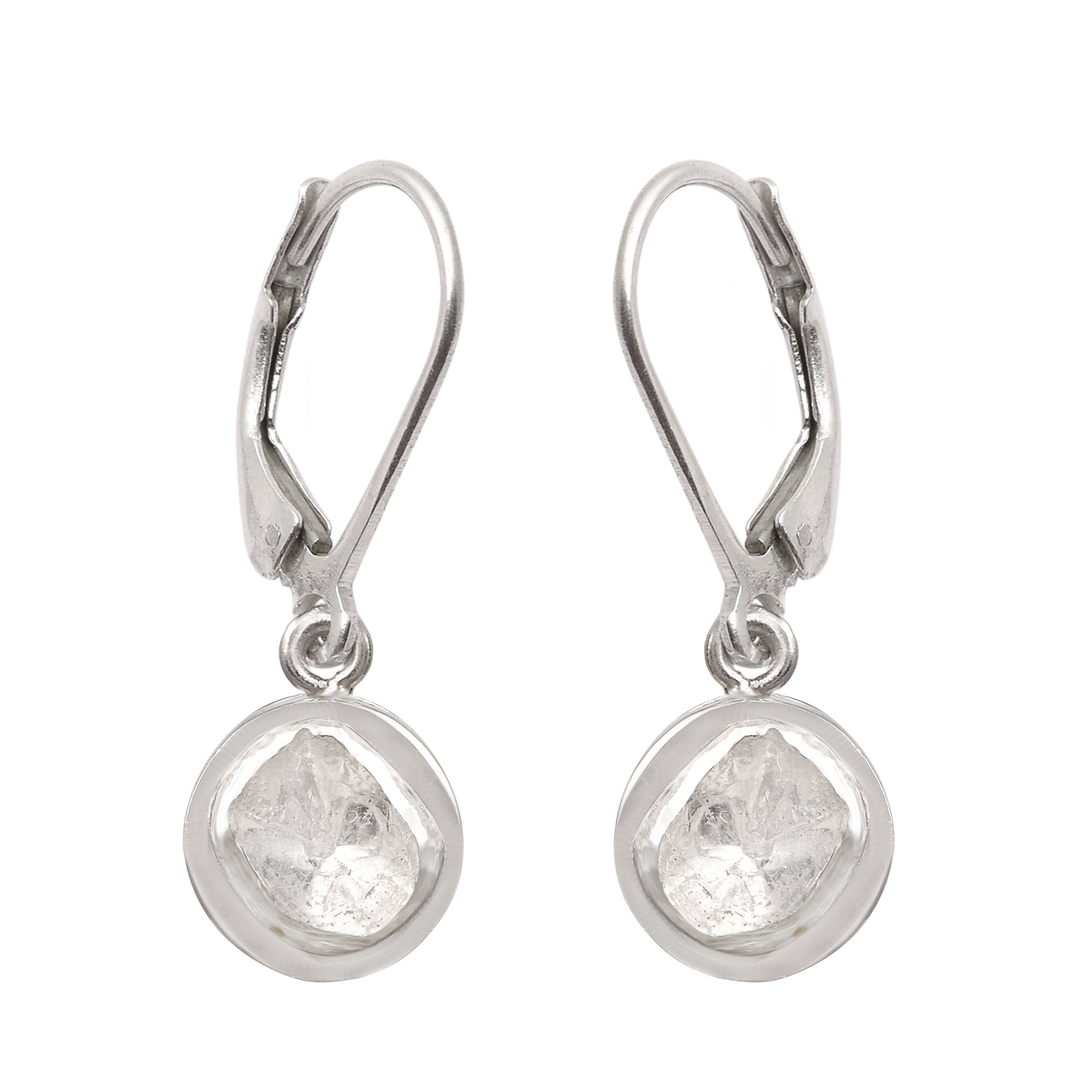 0.25 CTW Diamond Polki Dangles Earrings