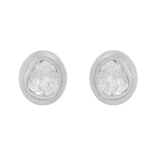 Load image into Gallery viewer, 2 CTW Diamond Polki Solitaire Stud Earrings

