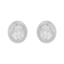 Load image into Gallery viewer, 2 CTW Diamond Polki Solitaire Stud Earrings