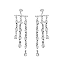 Load image into Gallery viewer, 3 CTW Diamond Polki Dangle Chandelier Earrings