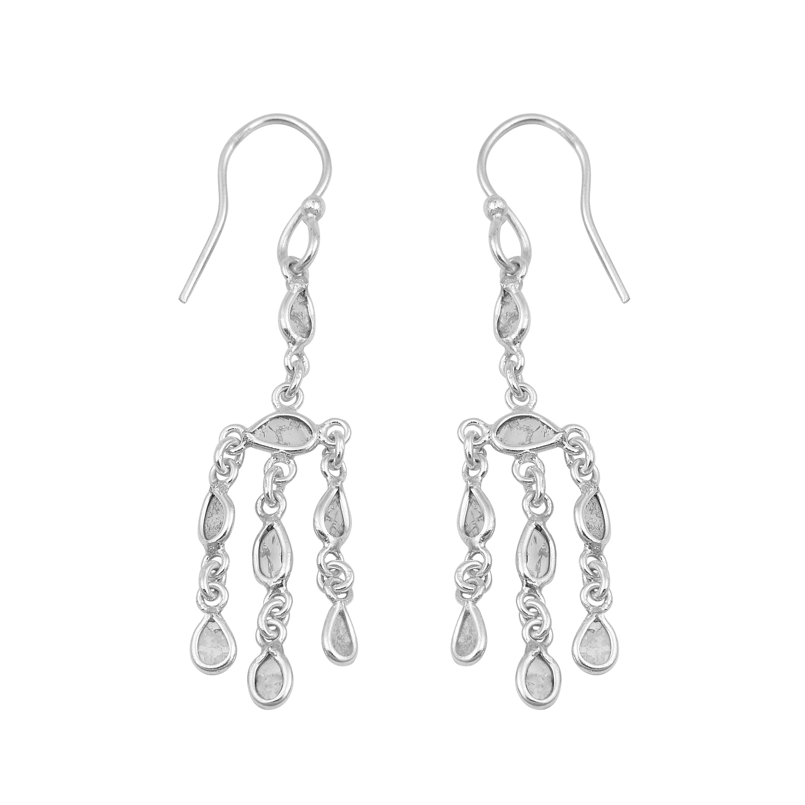 1 CTW Diamond Polki Earrings
