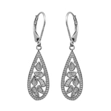 Load image into Gallery viewer, 0.50 CTW Polki Diamond Lever Back Classy Earrings