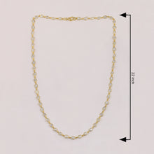 Load image into Gallery viewer, 18 CTW Diamond Polki Chain Necklace