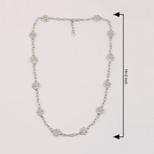 Load image into Gallery viewer, 5.50 CTW Diamond Polki Flower Chain Necklace