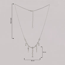 Load image into Gallery viewer, 2 CTW Diamond Polki Boho Fringe Necklace