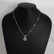 Load image into Gallery viewer, 1 CTW Diamond Polki Ethiopian Opal Necklace