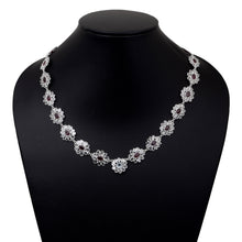 Load image into Gallery viewer, 14 CTW Diamond Polki Ruby Blue Topaz Necklace