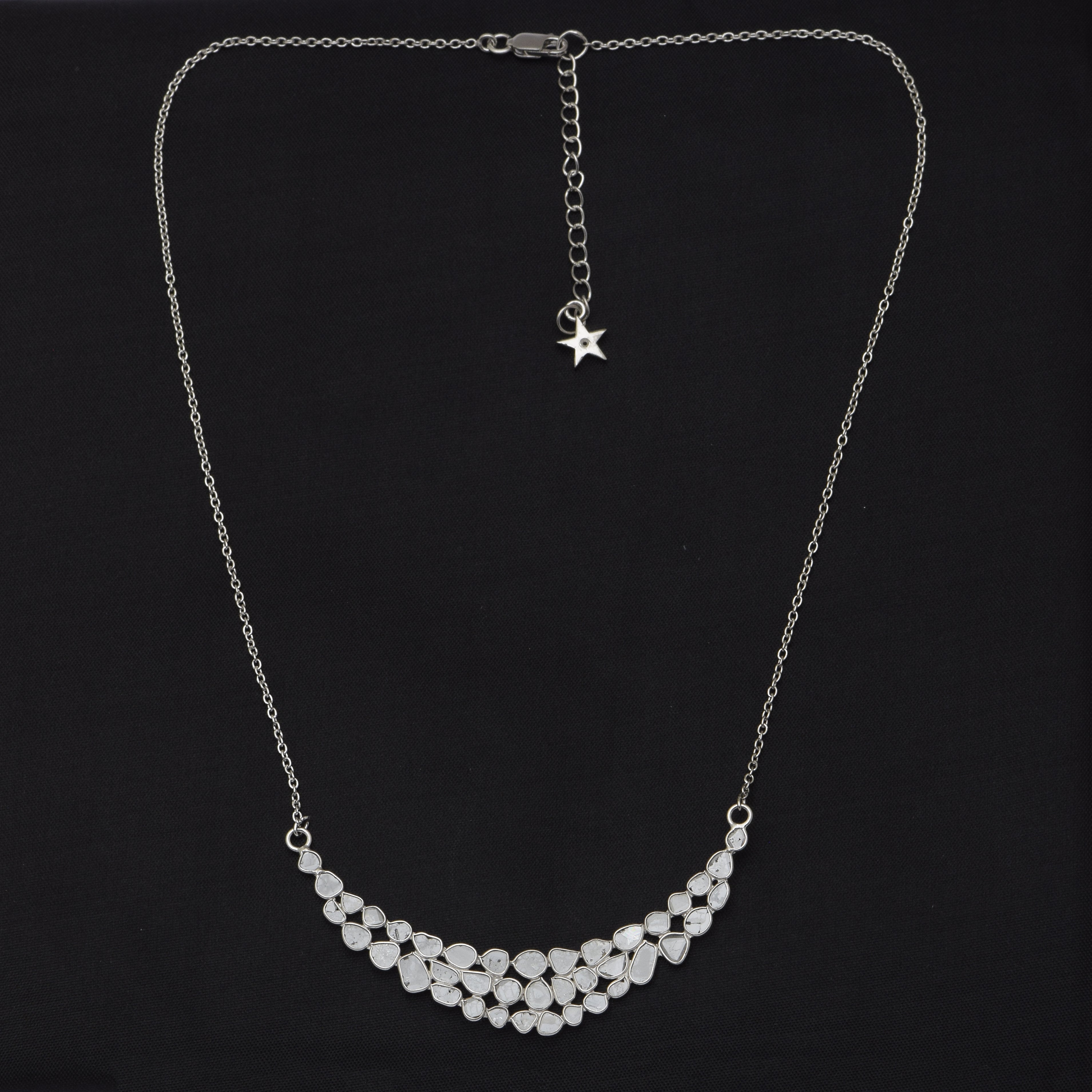 5 CTW Diamond Polki Necklace