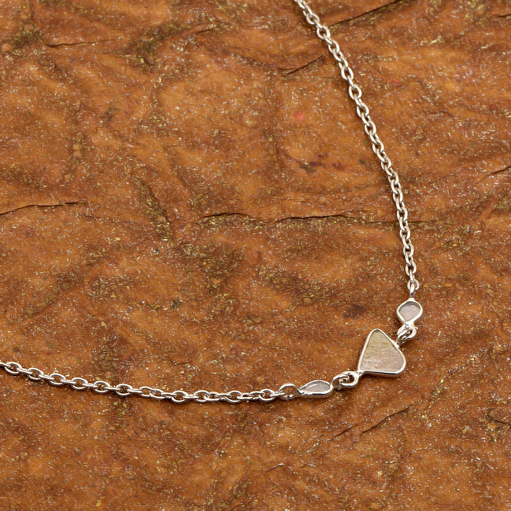 2 CTW Diamond Polki Chain Necklace