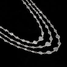 Load image into Gallery viewer, 22 CTW Diamond Polki Multi Layer Chain Necklace
