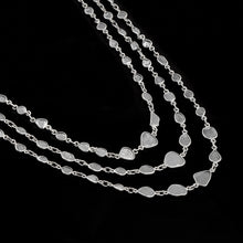 Load image into Gallery viewer, 22 CTW Diamond Polki Multi Layer Chain Necklace
