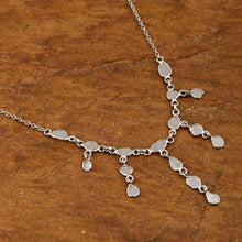 Load image into Gallery viewer, 2 CTW Diamond Polki Boho Fringe Necklace