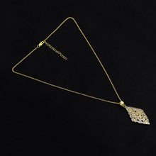Load image into Gallery viewer, 2.50 CTW Diamond Polki Geometric Pendant Necklace