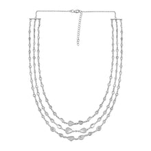 Load image into Gallery viewer, 22 CTW Diamond Polki Multi Layer Chain Necklace