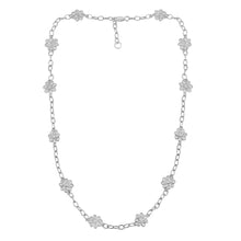 Load image into Gallery viewer, 5.50 CTW Diamond Polki Flower Chain Necklace

