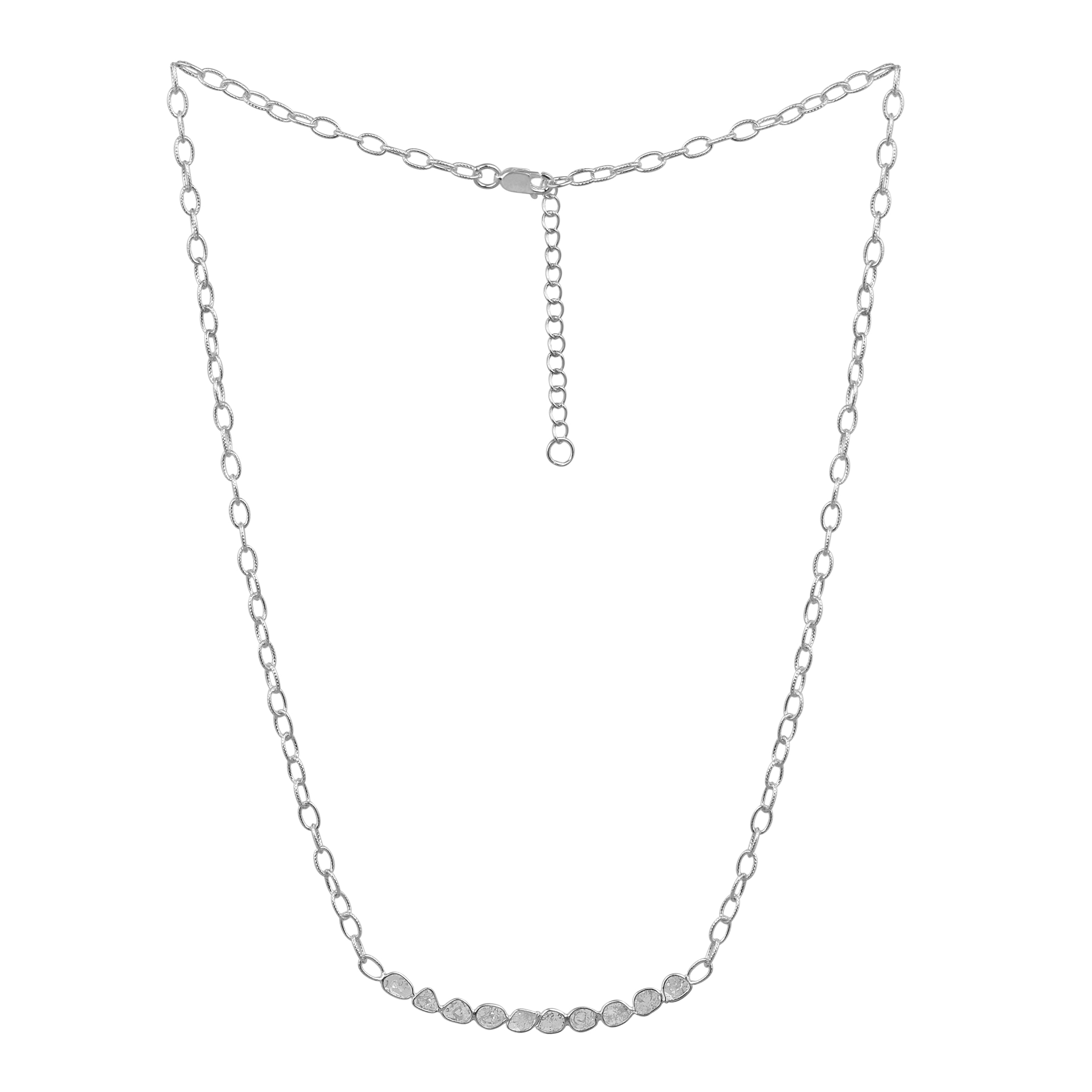 2 CTW Diamond Polki Necklace