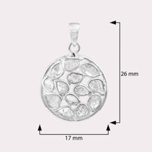Load image into Gallery viewer, 0.50 CTW Diamond Polki Round Pendant