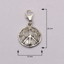 Load image into Gallery viewer, 0.30 CTW Diamond Polki Round Charm Pendant