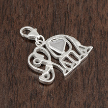 Load image into Gallery viewer, 0.15 CTW Diamond Polki Elephant Charm Pendant