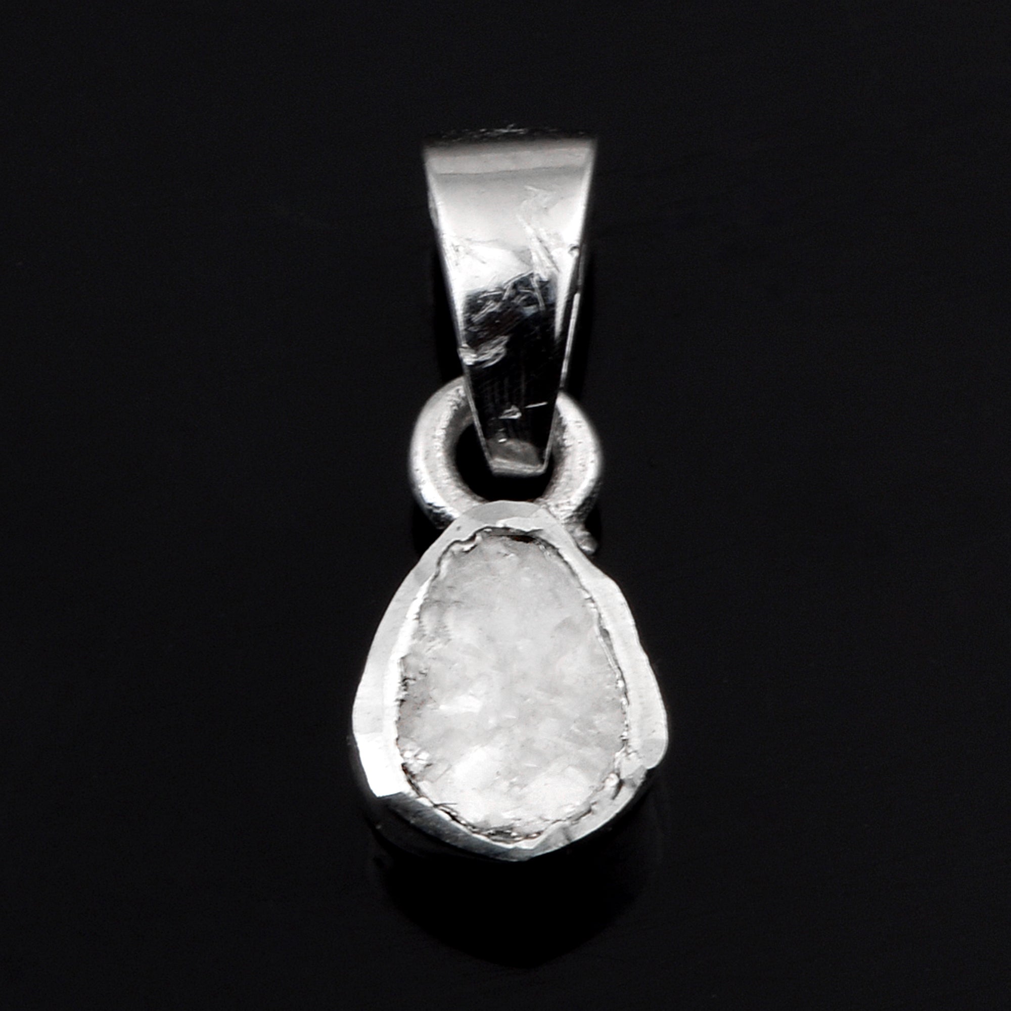 0.35 CTW Diamond Polki Solitaire Pendant