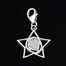 Load image into Gallery viewer, 0.15 CTW Diamond Polki Star Charm Pendant