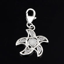 Load image into Gallery viewer, 0.25 CTW Diamond Polki Starfish Charm Pendant