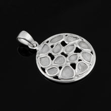 Load image into Gallery viewer, 0.50 CTW Diamond Polki Round Pendant