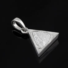 Load image into Gallery viewer, 0.50 CTW Diamond Polki Triangular Pendant
