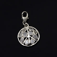 Load image into Gallery viewer, 0.30 CTW Diamond Polki Round Charm Pendant