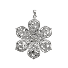 Load image into Gallery viewer, 2.30 CTW Diamond Polki Flower Pendant
