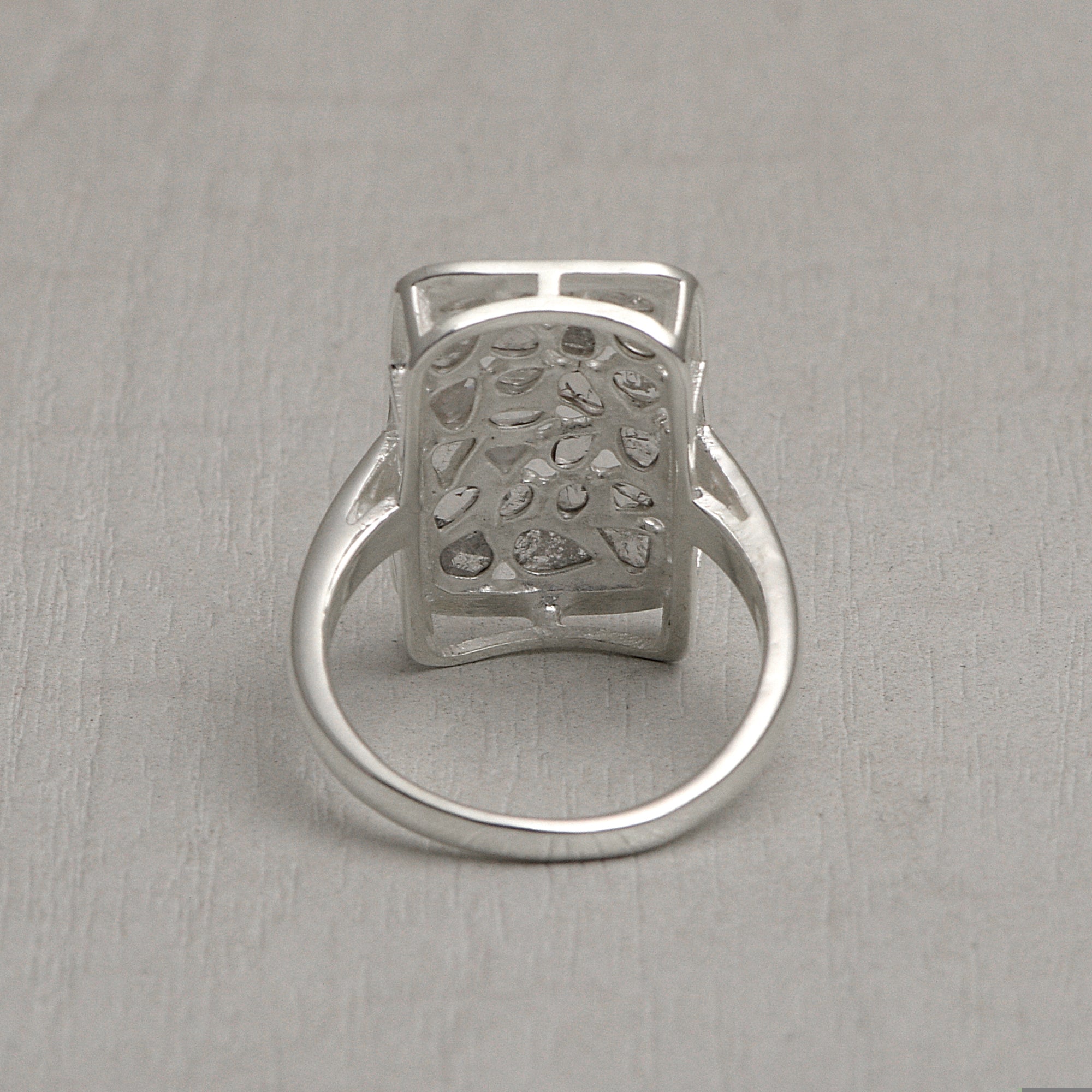 1.10 CTW Diamond Polki Ring