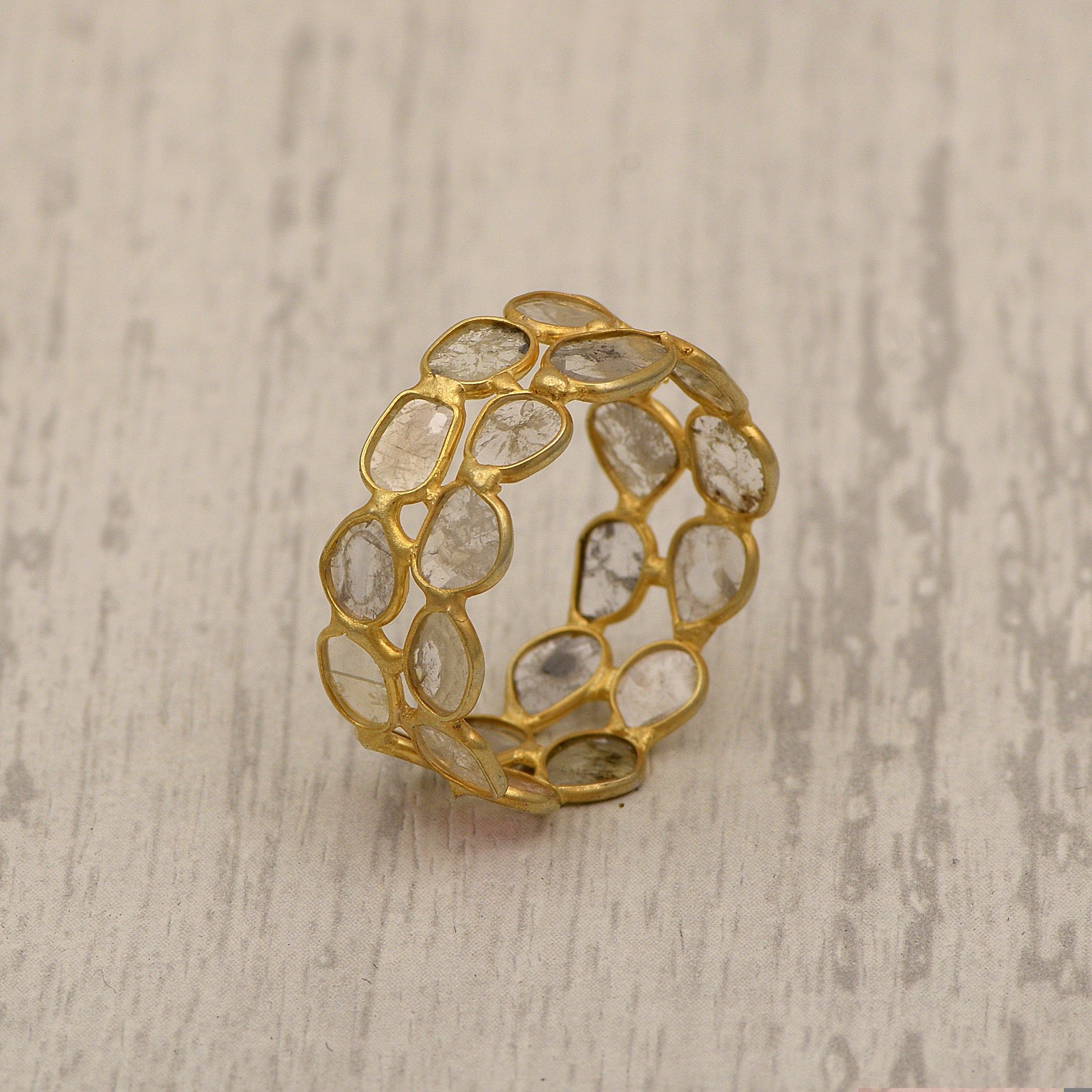 2 CTW Diamond Polki Ring