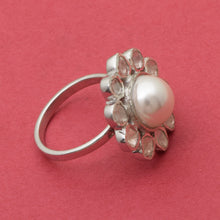 Load image into Gallery viewer, 1.80 CTW Diamond Polki Pearl Ring