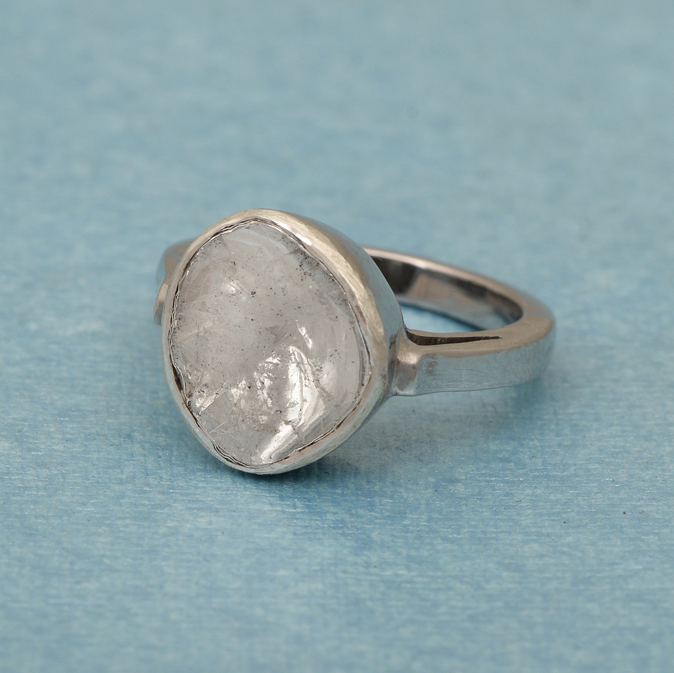 1.00 CTW Diamond Polki Solitaire Ring