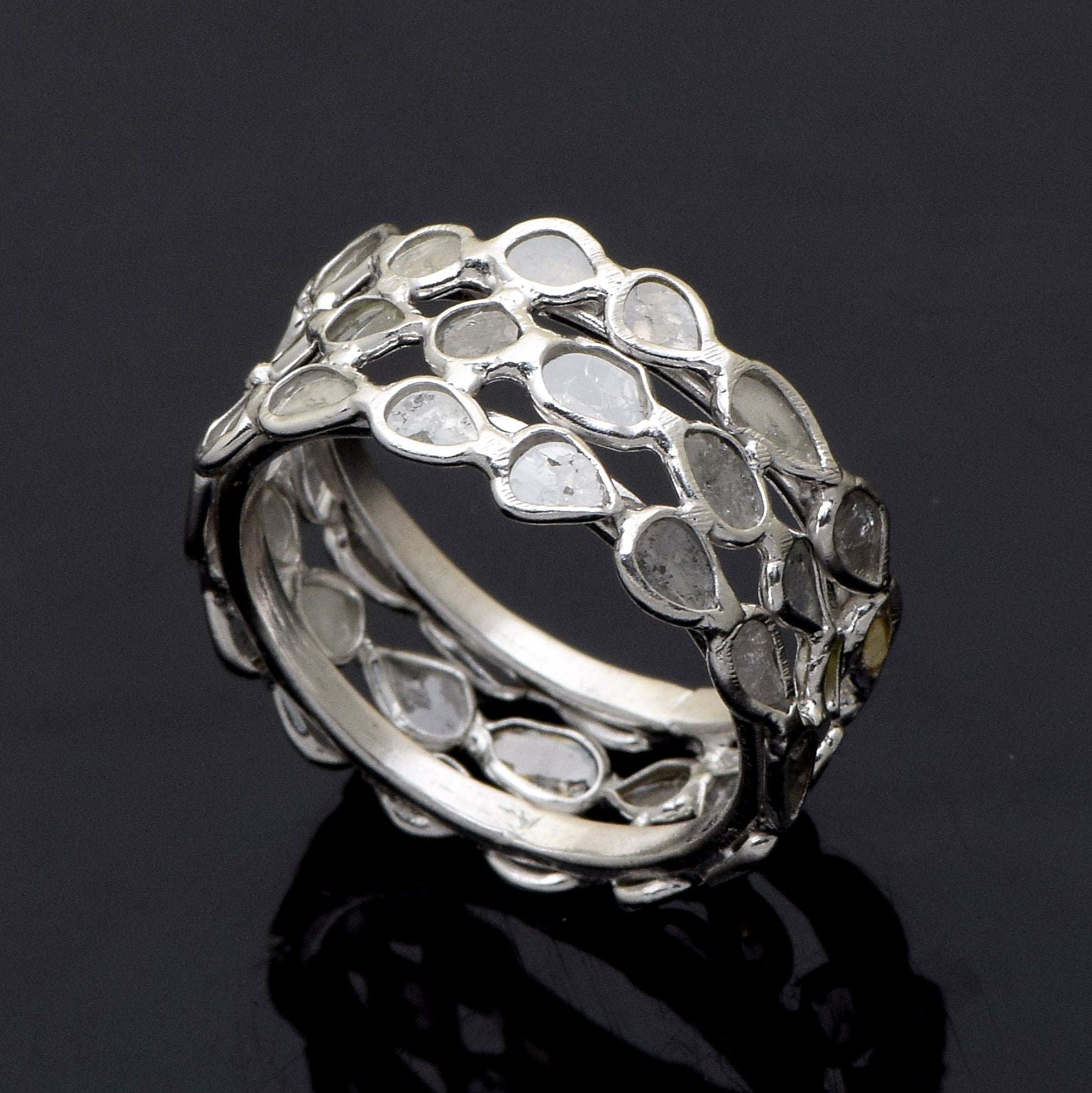 2 CTW Diamond Polki Ring
