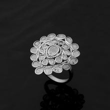 Load image into Gallery viewer, 3 CTW Diamond Polki Ring