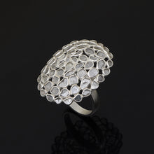 Load image into Gallery viewer, 3 CTW Diamond Polki Cluster Ring