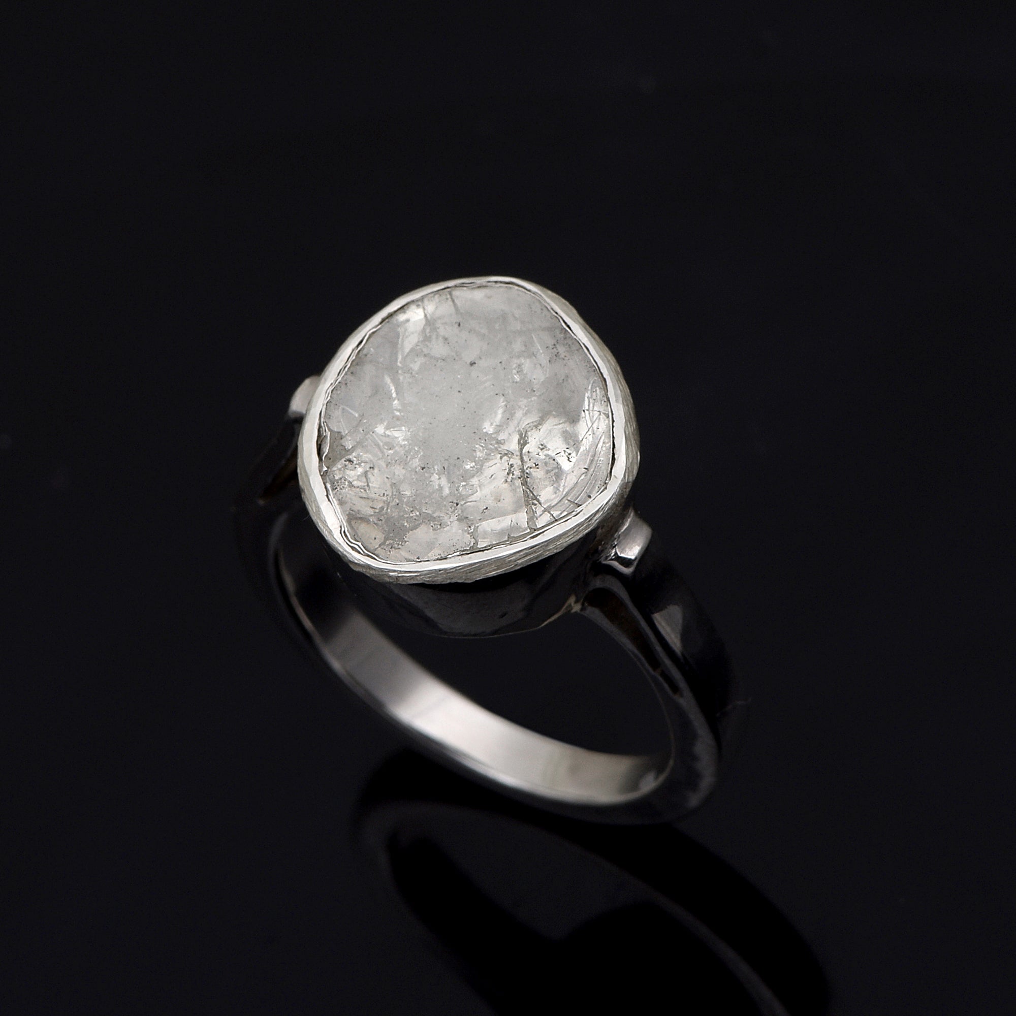 1.00 CTW Diamond Polki Solitaire Ring